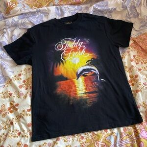 Teddy Fresh Black Graphic T-Shirt